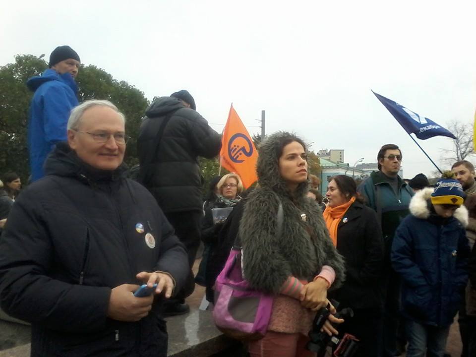 Митинг против участия России в военных действиях на территории Сирии. Фото: Татьяна Конькова (партия 5 декабря)