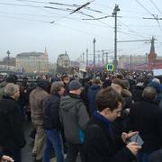 Траурное шествие памяти Бориса Немцова