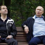 Владимир Путин и Дмитрий Медведев