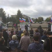 Выступление А. Навального на встрече в Буе