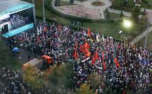 Митинг «За сменяемость власти» в Марьине