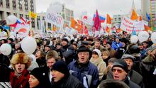 Митинг на проспекте Академика Сахарова 24 декабря 2011 года