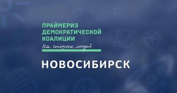 Праймериз Демократической коалиции в Новосибирске